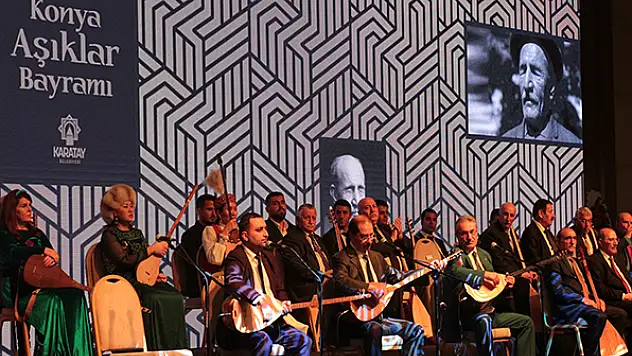  '56. Uluslararası Konya Aşıklar Bayramı' sona erdi