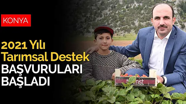 Konya Büyükşehir'in 2021 Yılı Tarımsal Destek başvuruları başladı