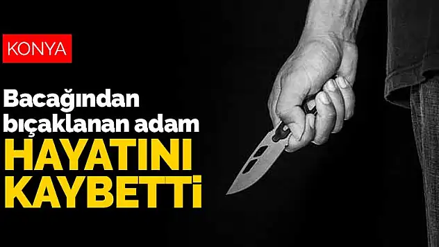 Konya'da akli dengesi yerinde olmayan kişi bıçaklanarak öldürüldü