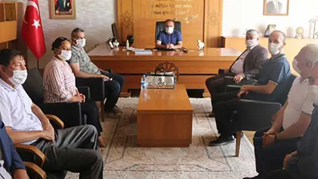 Konya'dan öğretim üyeleri Kaymakam Nayman'ı ziyaret etti