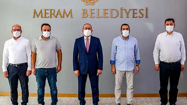 Konya Müteahhitler Birliği Derneği'nden Kavuş'a ziyaret