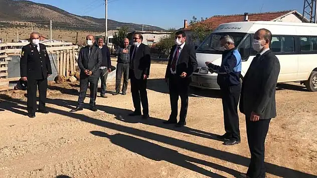 Hüyük Kaymakamı ve belediye başkanından dış mahalle ziyaretleri