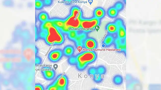 Konya'nın koronavirüs risk haritasında inanılmaz değişim