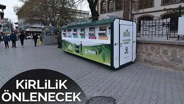 Konya'da çevre kirliliğini mobil atık merkezleri önleyecek
