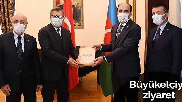 Başkan Altay'dan Azerbaycan Büyükelçisi Hazar İbrahim'e ziyaret