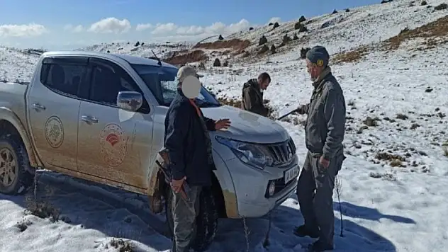 Konya'da belgesiz avlanan 4 kişiye işlem yapıldı