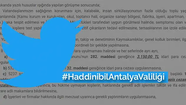 Antalya Valiliği'nden tepki çeken test kararı! Sosyal medyada topa tuttular