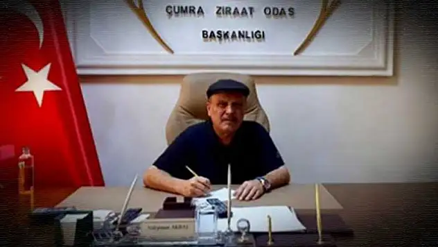 Çumra Ziraat Odası Başkanı Süleyman Akbaş hayatını kaybetti