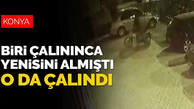 Konya'da motosikleti çalınan mahalle muhtarının aldığı yeni motosikleti de çalındı