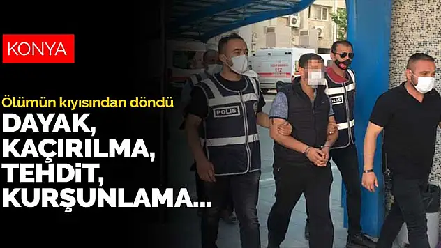 Konya'da gözü dönmüş adam imam nikahlı eşine kabusu yaşattı! Kurşun yağdırıp kaçarken yakalandı