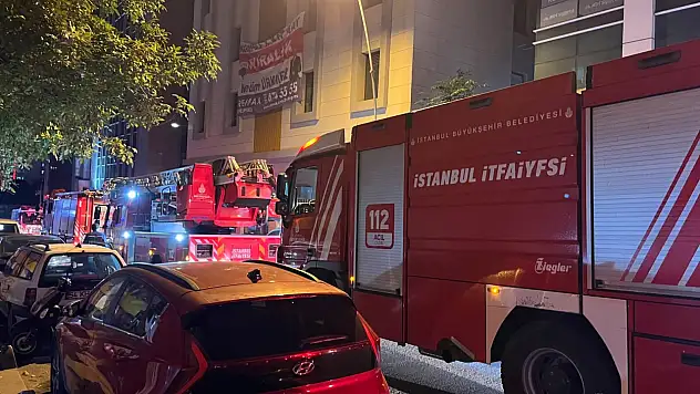 6 katlı apart otelde korkutan yangın