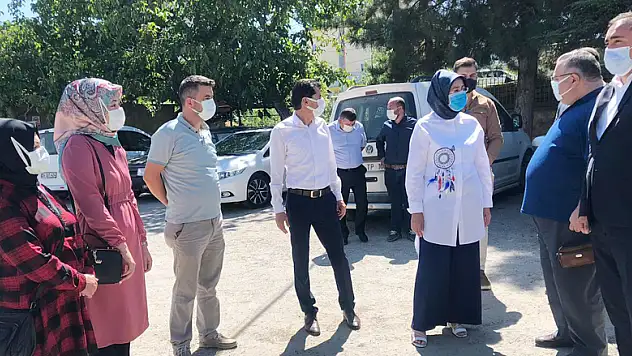 Konya Milletvekili Gülay Samancı Hüyük'ü ziyaret etti