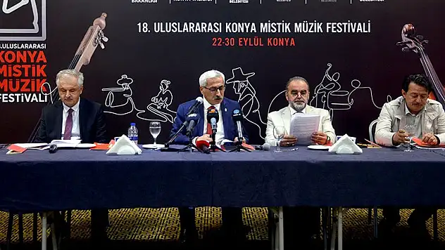 18. Uluslararası Konya Mistik Müzik Festivali başlıyor