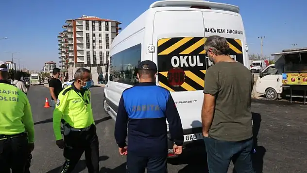 Ereğli'de okul servis araçları denetlendi