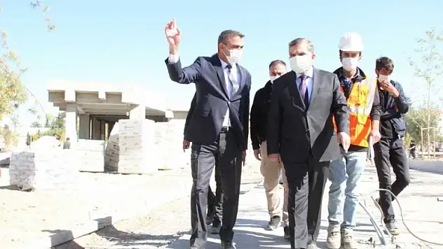 Karaman'da 'Millet Bahçesi' yapım çalışmaları devam ediyor