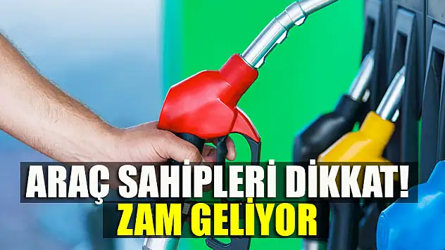 Araç sahipleri dikkat! Zam geliyor