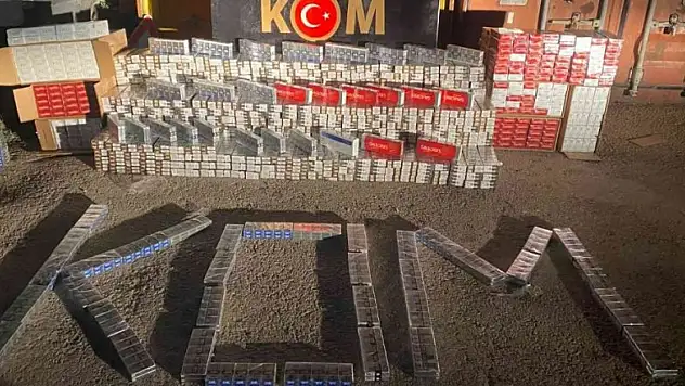 10 bin 790 paket kaçak sigara ele geçirildi