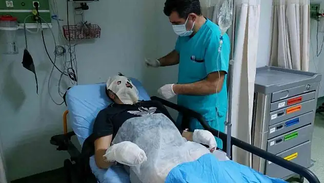 Tamircideki araçtan sızan LPG parladı: 3 yaralı