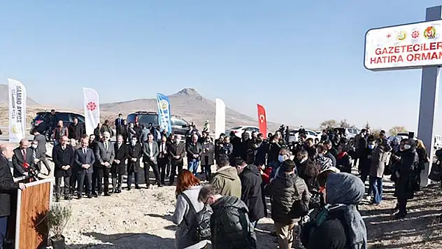  'Gazeteciler Hatıra Ormanı' oluşturuldu