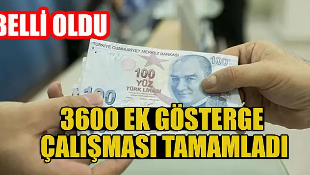3600 ek gösterge çalışması tamamladı, tarih belli oldu