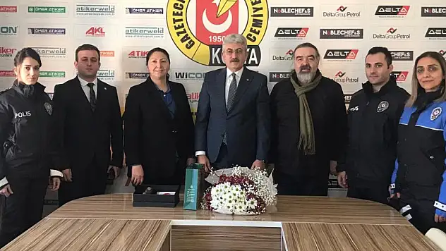 10 Ocak Çalışan Gazeteciler Günü nedeniyle Gazeteciler Cemiyeti'ne ziyaretler sürüyor