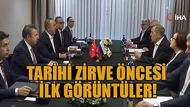 Tarihi zirve öncesi ilk görüntüler!