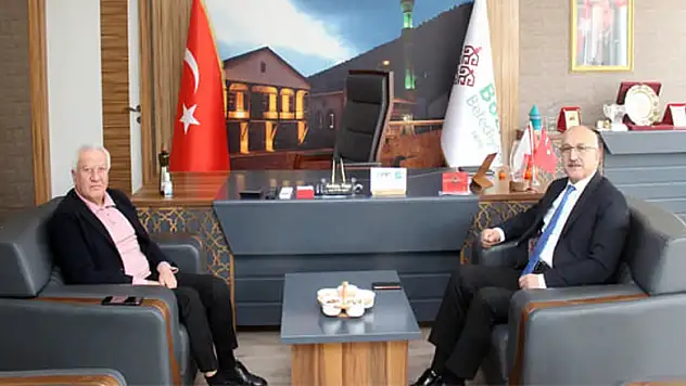 Büyük'ten Başkan Saygı'ya ziyaret