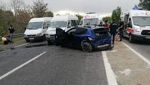 Elazığ'da trafik kazası: 5 yaralı