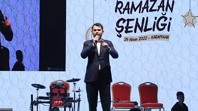 Bakan Kurum: 'Hedefimiz, Türkiye'mizi muasır medeniyetler seviyesine çekmek'