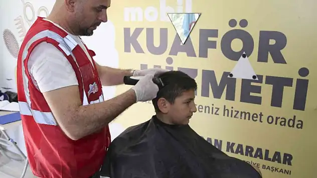 Şehit ve gazi yakınlarına bayram öncesi berber-kuaför hizmeti Büyükşehir'den