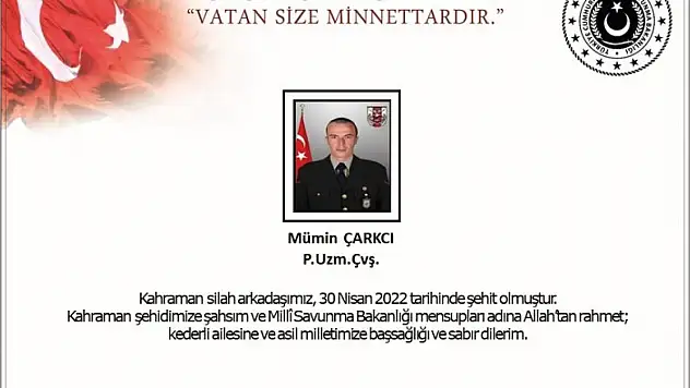 Pençe-Kilit operasyonunda 1 asker şehit oldu