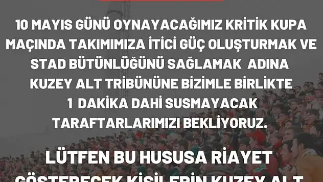 Baki Ersoy'dan Kayserispor taraftarına jest