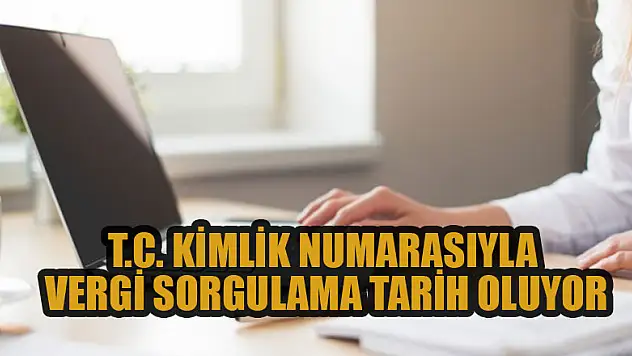 T.C. kimlik numarasıyla vergi sorgulama tarih oluyor