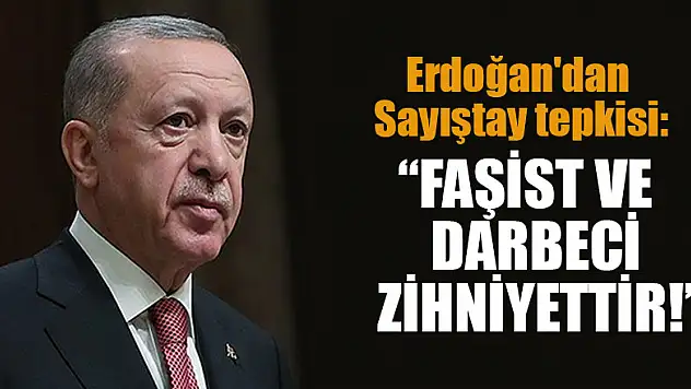 Cumhurbaşkanı Erdoğan'dan Sayıştay tepkisi: Faşist ve darbeci zihniyettir!