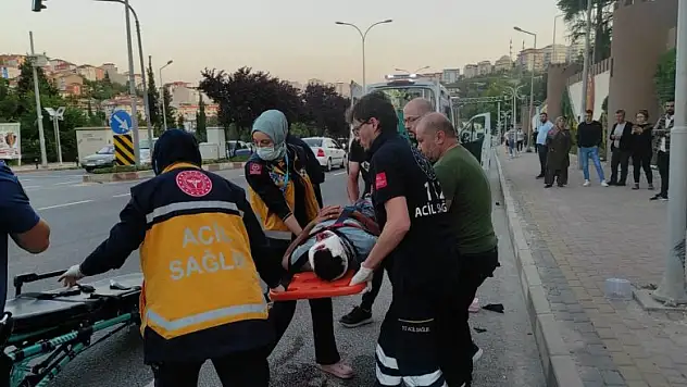 Otomobilin çarpıp kaçtığı bisiklet sürücü ağır yaralandı