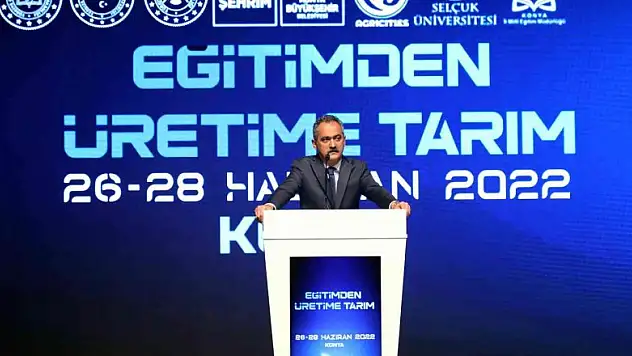 Milli Eğitim Bakanı Özer: 'Meslek liselerimize ekmek fabrikası kuracağız'