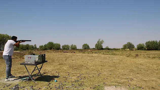 66. Uluslararası Akşehir Nasreddin Hoca Şenliği'nde trap atışı yarışması büyük ilgi gördü