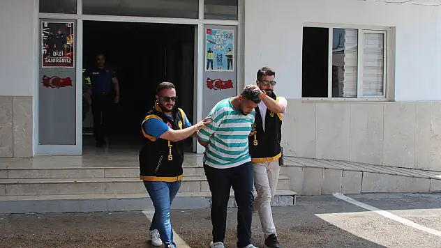 7 otomobile zarar verien şüpheli yakalandı