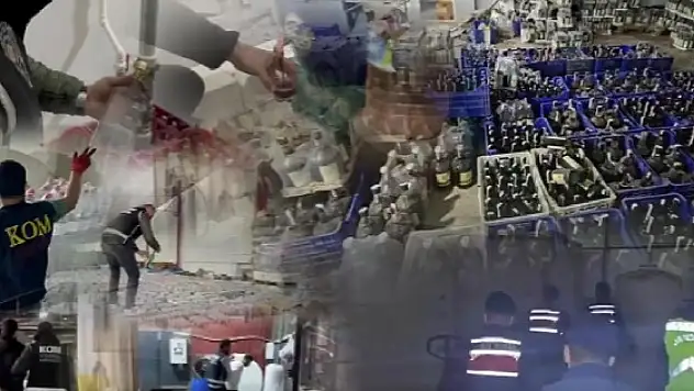 81 ilde sahte ve kaçak içki operasyonları: 171 gözaltı!