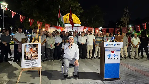 AGD Konya Şubesi'nde Filistinli Şehitler ve Büyük Komutan İsmail Haniye anıldı