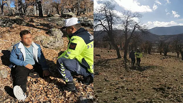Ailesi uzun süredir haber alamıyordu: Kayıp genç dağda sağ bulundu