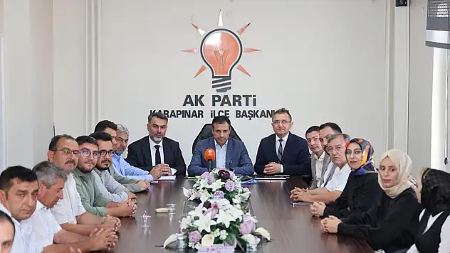 AK Parti Konya İl Başkanı Fatih Özgökçen Karapınar'da temaslarda bulundu