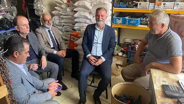 AK Parti Konya Milletvekili Baykan Derbent'te: Esnaf ve vatandaşların sorunlarını yerinde dinledi