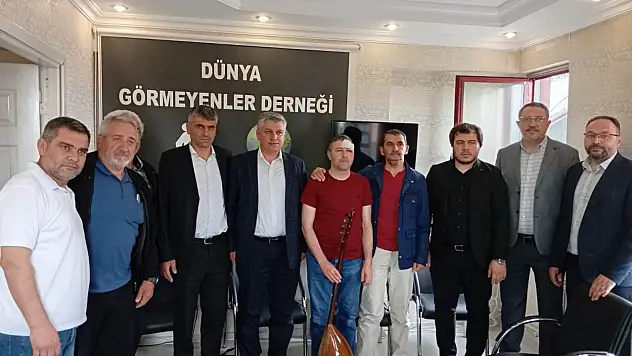 AK Parti Selçuklu İlçe Teşkilatından Dünya Görmeyenler Derneği'ne ziyaret