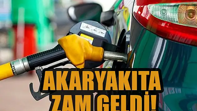 Akaryakıta bu geceden itibaren zam geldi!