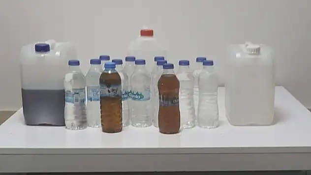 Akşehir'de gizli depo baskını! Bidon bidon sahte içki ele geçirildi