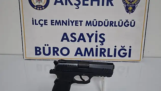 Akşehir'de havaya ateş açan şüpheli tutuklandı!