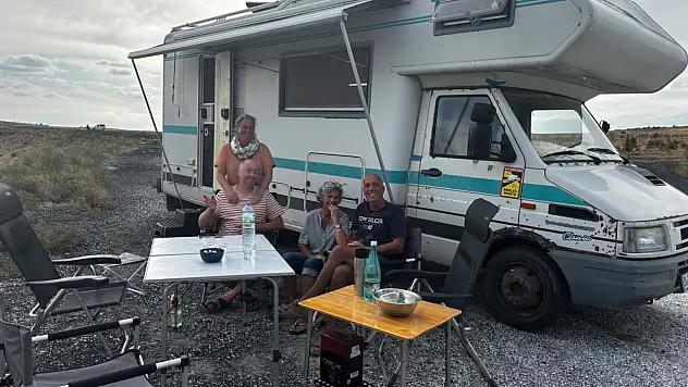Almanya'dan karavanlarıyla geldiler, Konya'nın bu noktasına hayran kaldılar