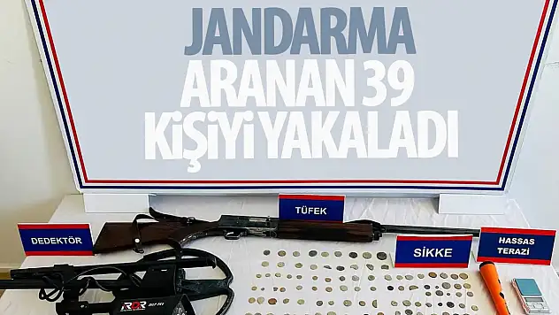 Aranan 39 kişi yakalandı