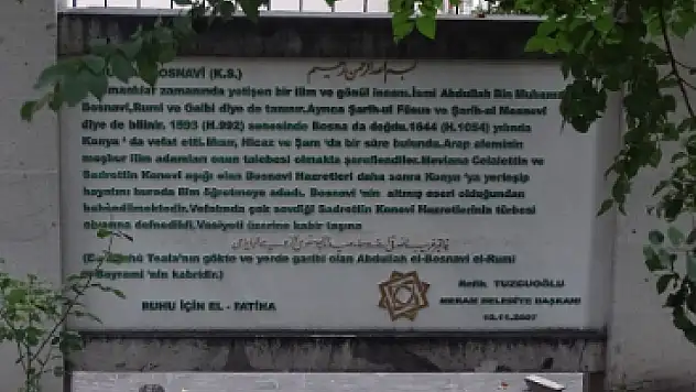 Asırlardır Konya'da yaşayan bir ilim mirası: Abdullah Bosnevî